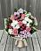 Букет цветов из: Альстромерии, Гвоздики, Розы и Хризантемы в Кемь