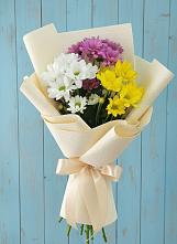 Букет цветов из:  Хризантемы #REPLACE_PRED# Кемь