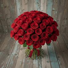 Букет 55 Красных роз Фридом #REPLACE_PRED# Кемь