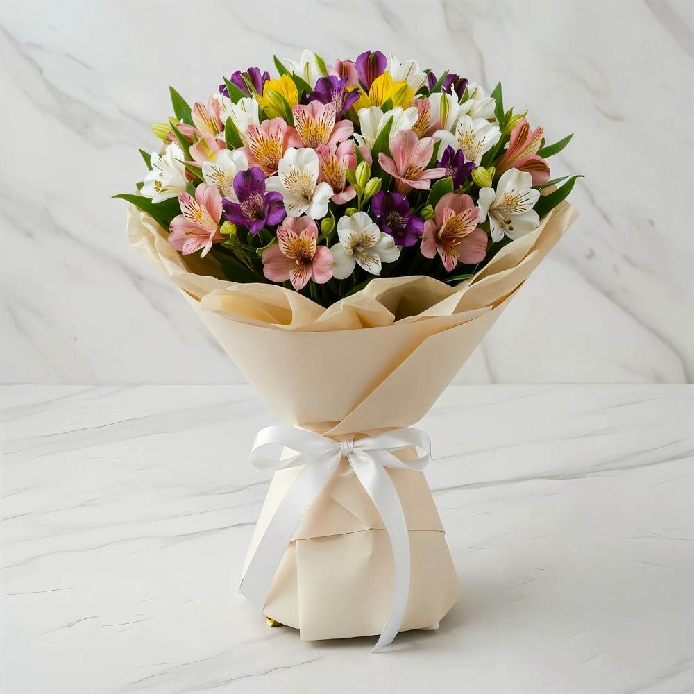 Букет цветов из: Альстромерии в Кемь