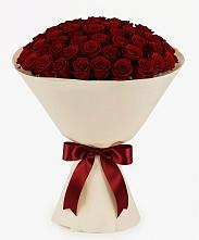 Букет 101 Бордовая роза Блэк Бакарра в Кемь