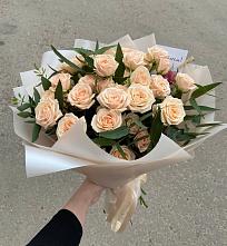 Букет Кремовые розы Латте в Кемь