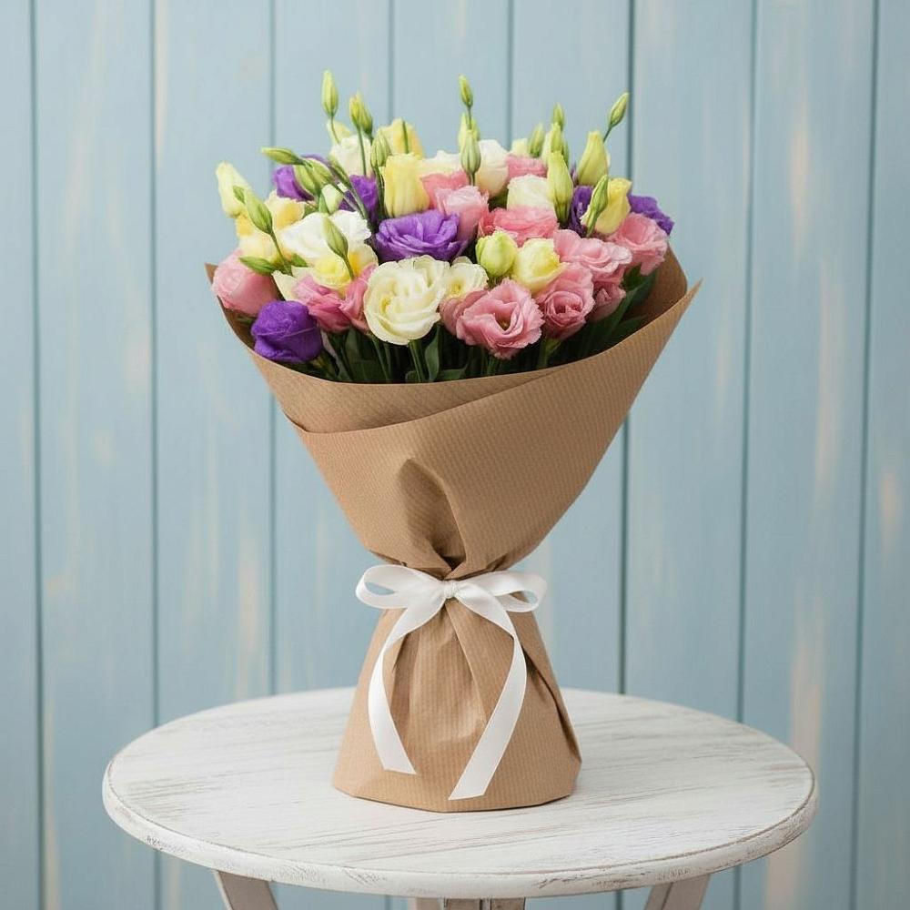 Букет цветов из: Лизиантусы в Кемь