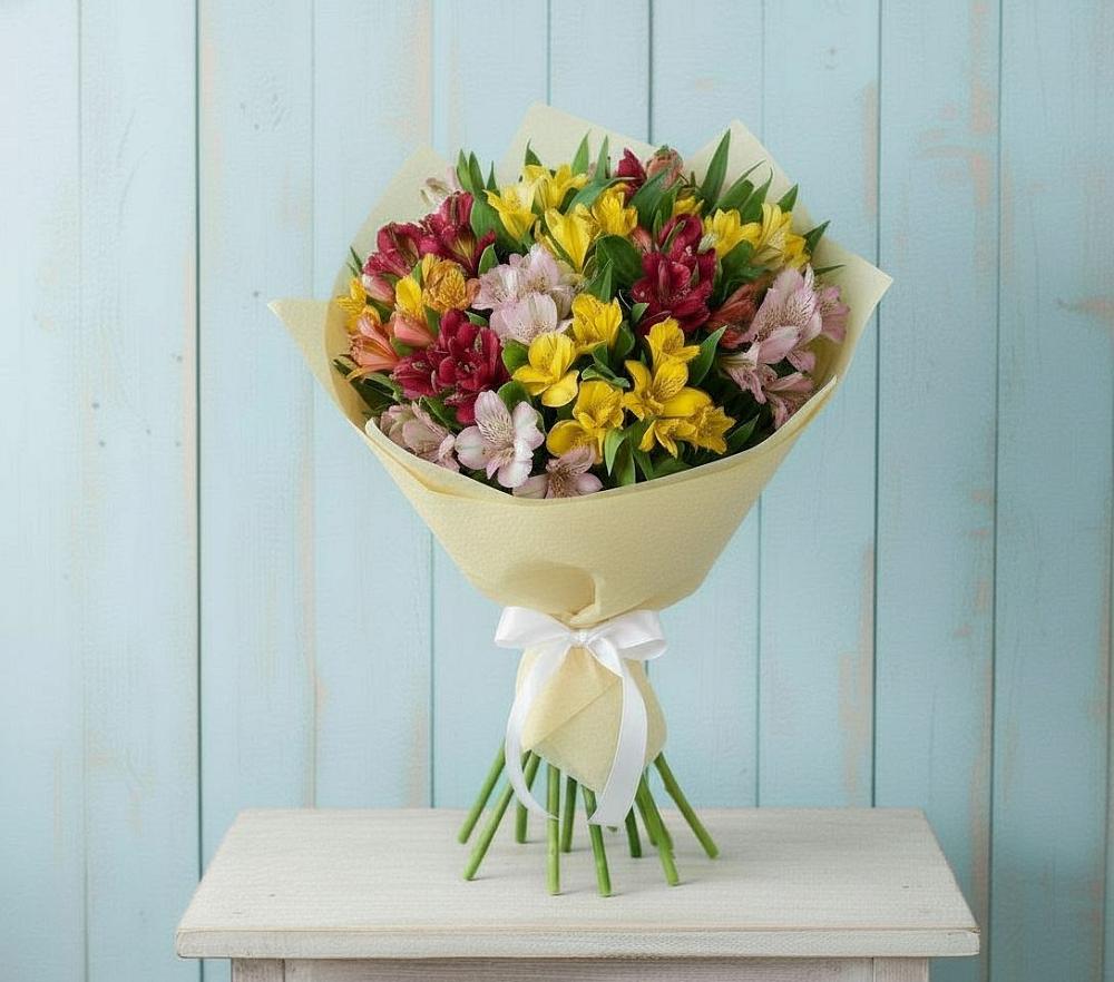 Букет цветов из: Альстромерии в Кемь
