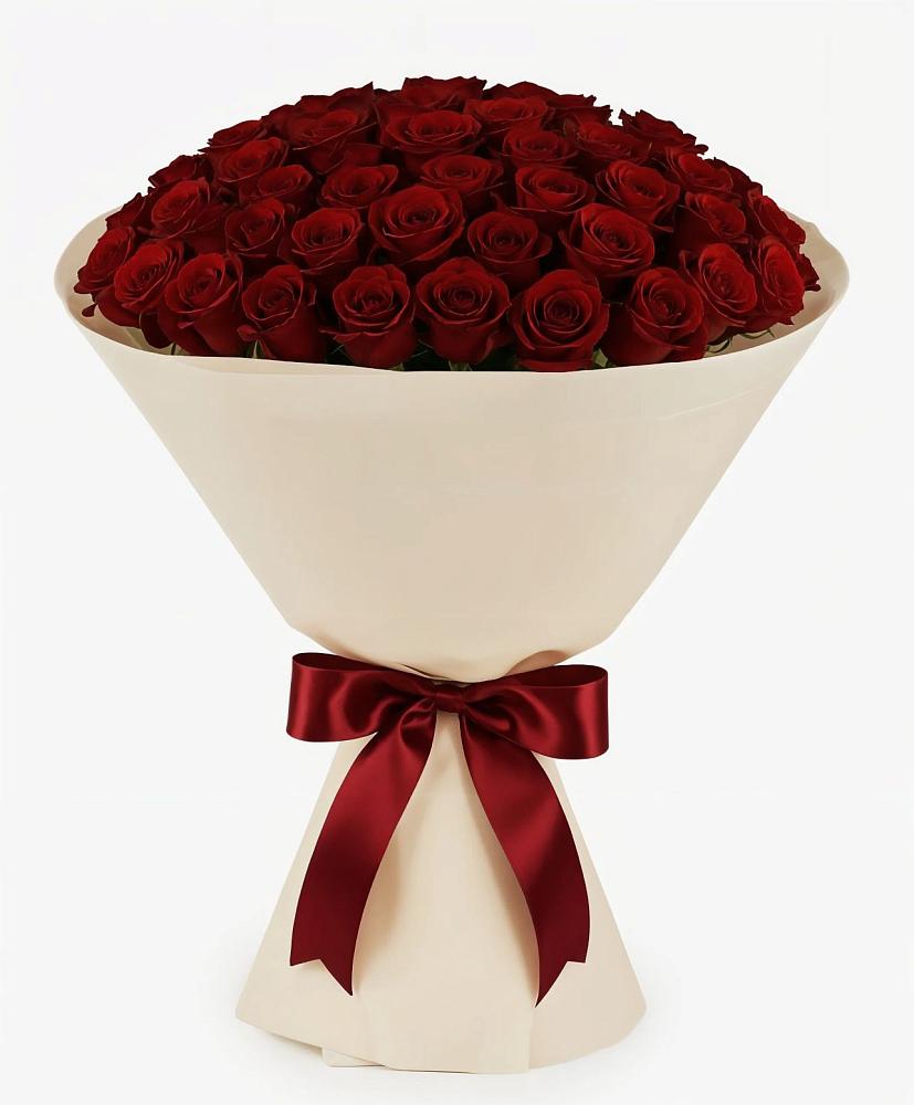 Букет 101 Бордовая роза Блэк Бакарра в Кемь