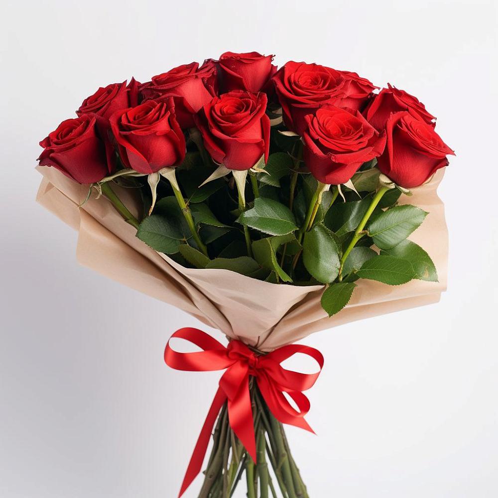 Букет 11 Красных роз Эдлесс Лав в Кемь