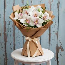 Букет цветов из:  Орхидеи и Розы в Кемь